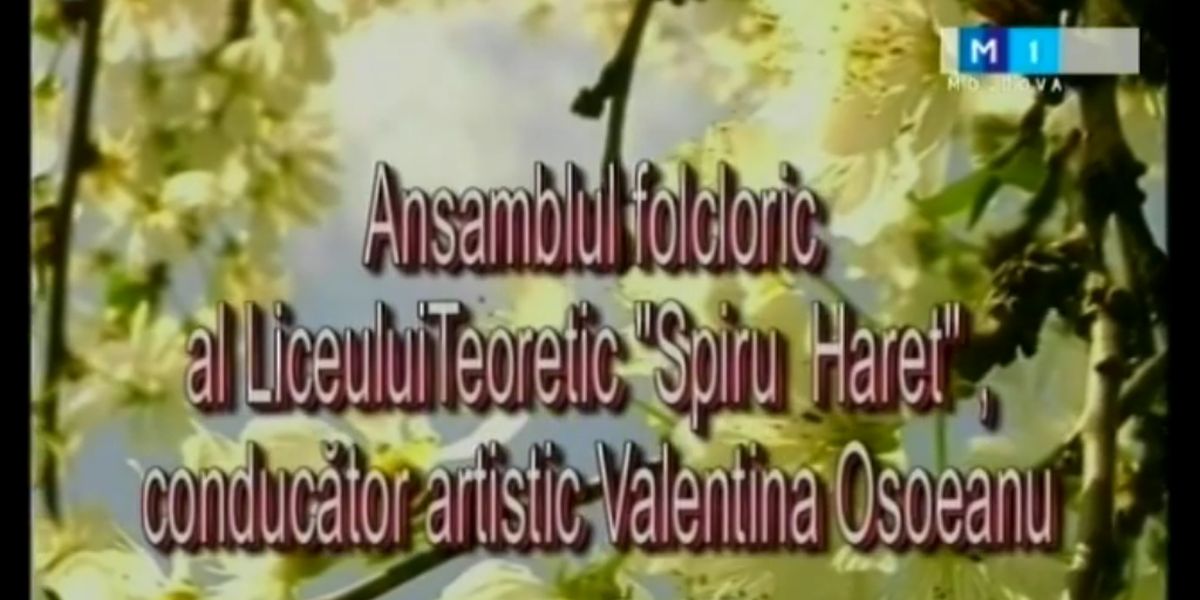 Evantai Folcloric "Spiru Haret"