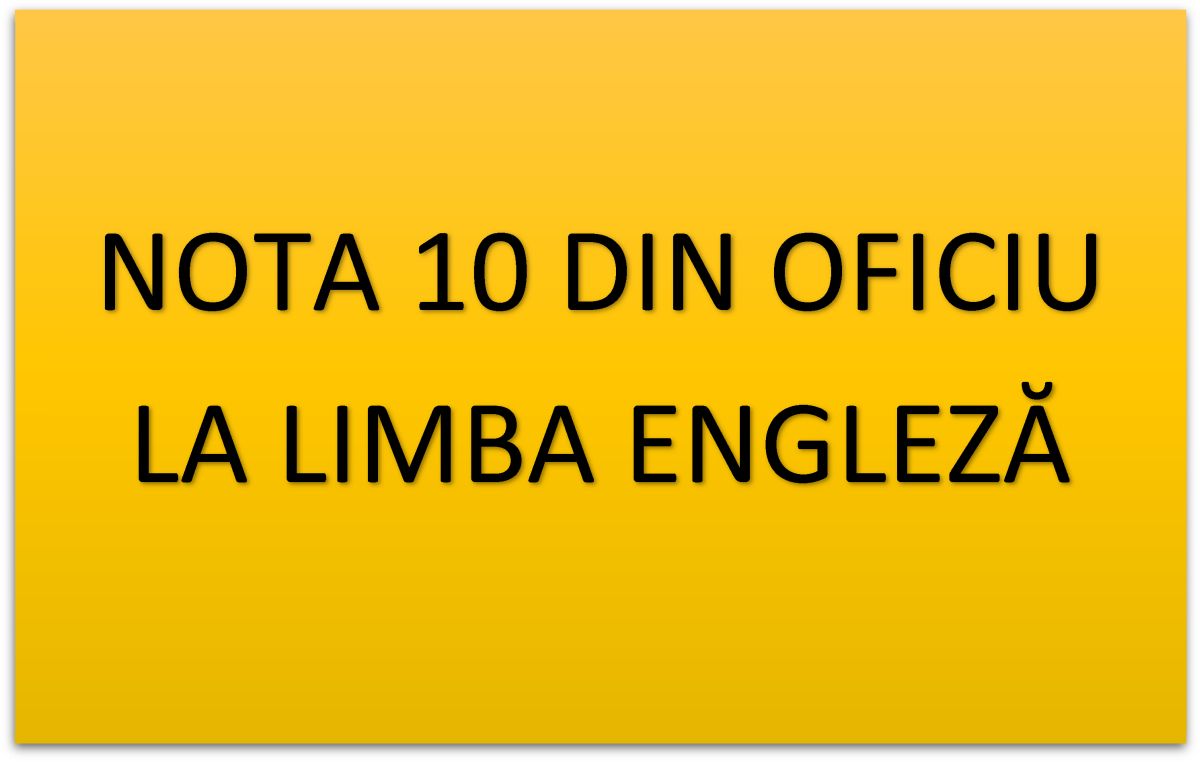 ÎN ATENȚIA ELEVILOR DIN CLASELE a XII-a!